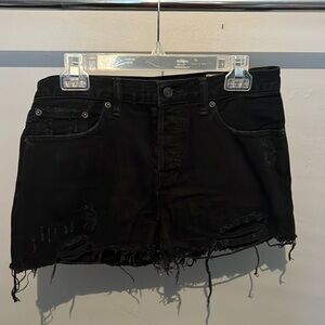 free people black shorts